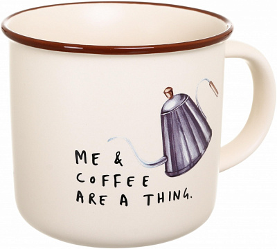 Чашка Fiora Retro Coffee Pot 355 мл