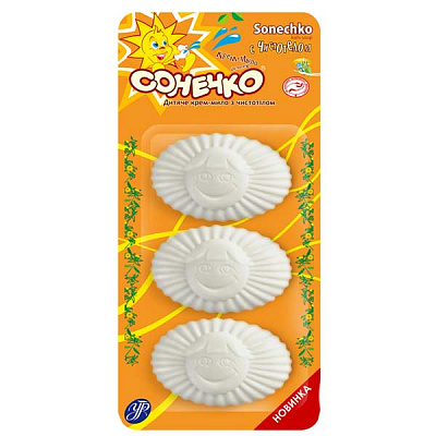 Мыло детское Сонечко с чистотелом 3x75 г