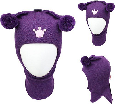 Шапка Beezy Білка р.54 темно-фіолетовий 1412