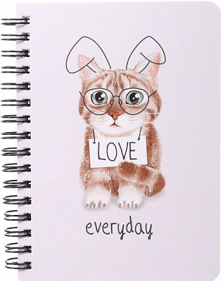 Блокнот Современные коты в театре 10,5x14,5 см