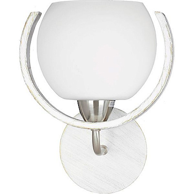 Бра Victoria Lighting 1x40 Вт E27 белый Odeon/AP1 