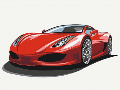 Картина за номерами Перегони PKBS0002 30x40 см Brushme