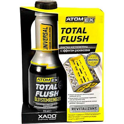 Очиститель масляной системы XADO Аtomex TotalFlush XA 40613 250 мл