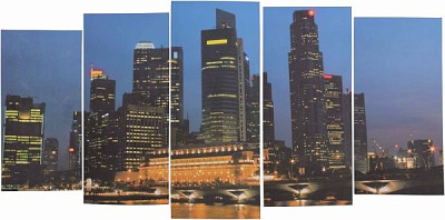 Картина модульна 5 частин 100x200 см ФКМ5*1-176