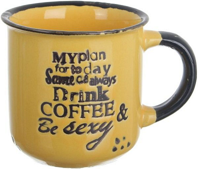 Чашка Notes Yellow 130 мл