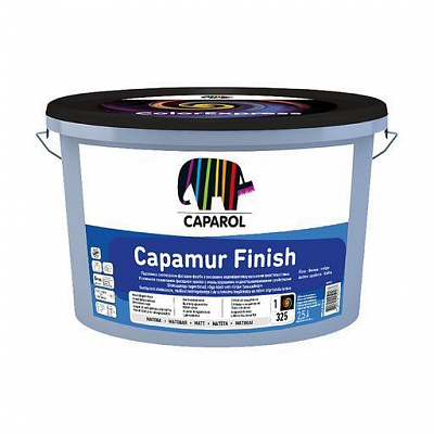 Фарба фасадна силоксанова Caparol Capamur Finish B1 мат біла 10л