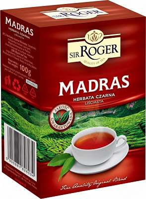 Чай черный Sir Roger Madras 100 г 