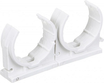 Кліпса для кріплення Lion d-32мм без дюбеля для кріплення мпт та Рех труб