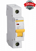 Автоматический выключатель IEK ВА47-29 1Р 6А 4,5кА MVA20-1-006-B