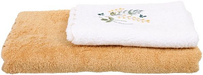 Набір рушників Sophie 2 шт. гірчичний La Nuit