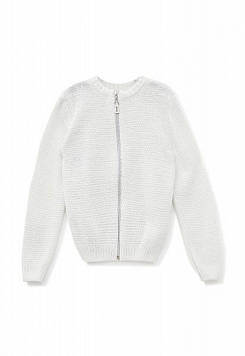 Кофта для девочек ART KNIT Блеск с люрексом р.98-104 молочный 008 