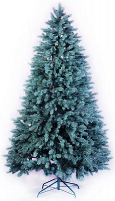Елка искусственная Зоряна голубая 2.8 м литая зеленый 