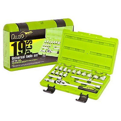 Набор головок Alloid 3/8 19 шт. НГ-3019П