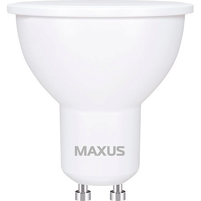 Лампа світлодіодна Maxus 7 Вт MR16 матова GU10 220 В 3000 К 1-LED-721