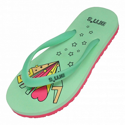 Вьетнамки для девочки Bitis 21143-12 р.35 зеленый 