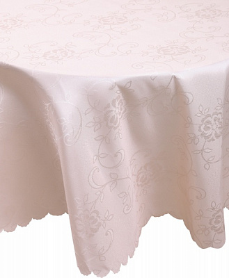 Скатерть Dertsiz круглая d160 кофейный Karna 