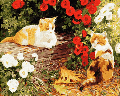 Картина за номерами Пухнастики в саду 11604-AC 40х50 см ArtCraft