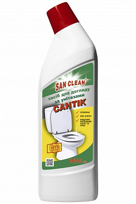 Средство для унитаза SAN CLEAN Сантик зеленый 