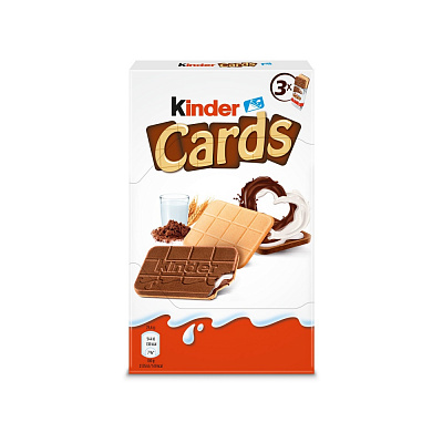 Вафли Kinder CARDS 2х76 г