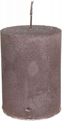 Свеча Цилиндр металлик каменистая ESTE