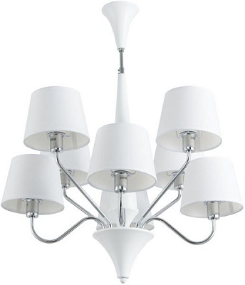 Люстра подвесная Arte Lamp Gracia A1528LM-8WH 8x40 Вт E14 белый 