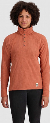 Джемпер Outdoor Research WOMEN'S TRAIL MIX SNAP PULLOVER 279973-2451 р.L коричневый