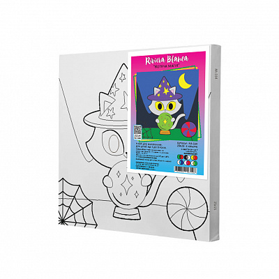 Набор для росписи на холсте Riviera Blanca Кошачья магия КА-164