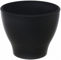 Горшок керамический Ceramika-design КС-2 глазурь круглый 2л черный матовый 