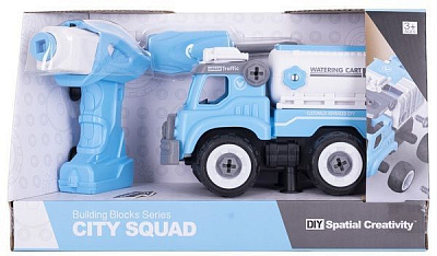 Ігровий набір DIY Spatial Creativity Конструктор Цистерна з електричним двигуном CJ-1379193