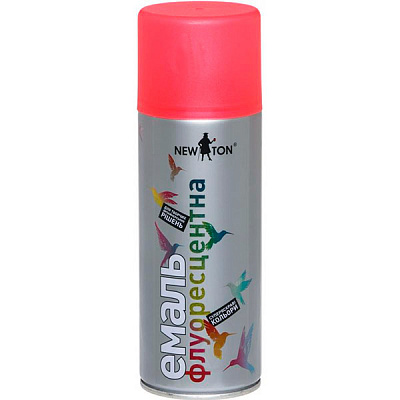 Эмаль аэрозольная флуоресцентная Ral 3026 New Ton красный 400 мл