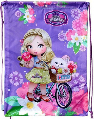 Сумка для обуви 210D PL 9835 Girl's Dreams 46x33см CLASS