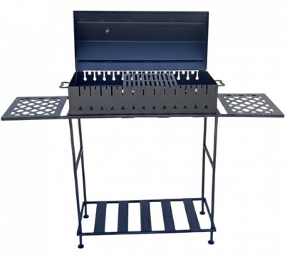 Мангал-барбекю Садовый с 2 ​​боковыми полками
