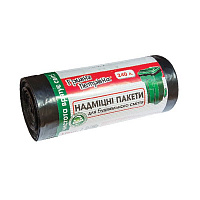 Мішки для побутового сміттямішки для будівельного сміття Гривня Петрівна надміцні 240 л 10 шт. (2250707044014)