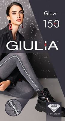 Колготки женские Giulia Glow р. 4 150 den светло-серый 