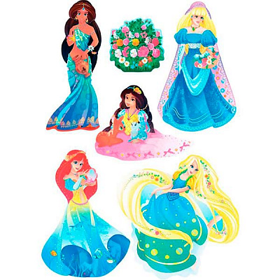 Декоративная наклейка Принцессы