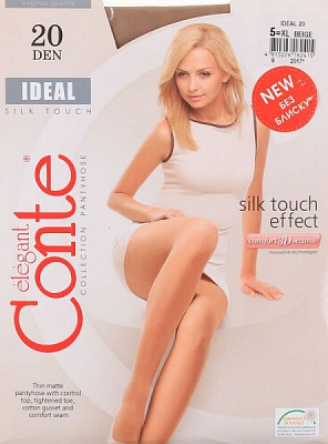 Колготки Conte IDEAL 20 den Beige р. 5 бежевый 