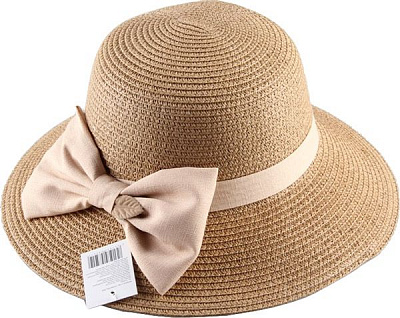 Шляпа Боу бежевый