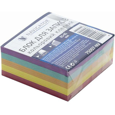 Бумага для заметок 75003NV 85x85 мм 400 шт. цветная Navigator