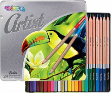 Олівці кольорові Artist 24 шт. 83263PTR Colorino