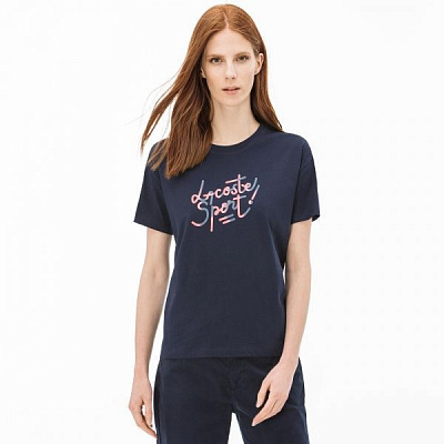 Футболка Lacoste TF34646WT 40 сірий