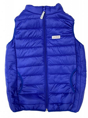 Жилет детский для мальчика JOIKS р.134 электрик 