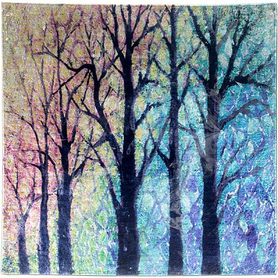 Блюдо Осінній ліс 28.5 см