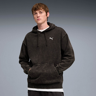Джемпер Puma ESS ELEVATED Relaxed Wash Hoodie FL 68804901 р.S черный