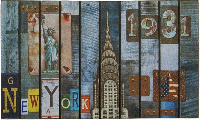 Коврик New Way Dolphin 8866-19 0,45х0,75 м