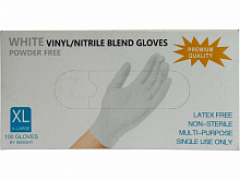 Перчатки медицинские Care 365 виниловые белые р.XL 100 шт./уп.