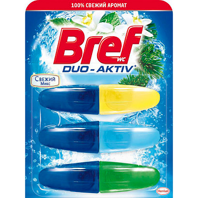 Туалетний блок Bref Duo-Aktiv Свіжий мікс
