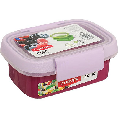 Контейнер с крышкой To Go Snack 200 мл фиолетовый Curver