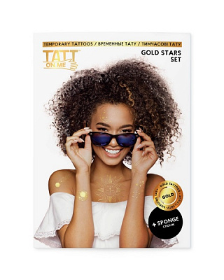 Тату тимчасове TATTon.me Gold Stars Set