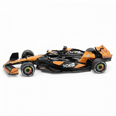 Автомодель TechnoDrive 1:18 McLaren F1 2024 yellow 250936MLF1