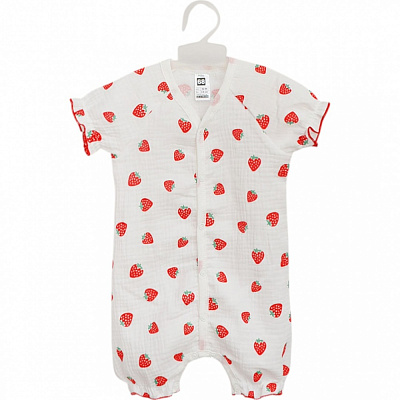 Песочник для девочки Blanka Клубника р.68-74 белый 110775